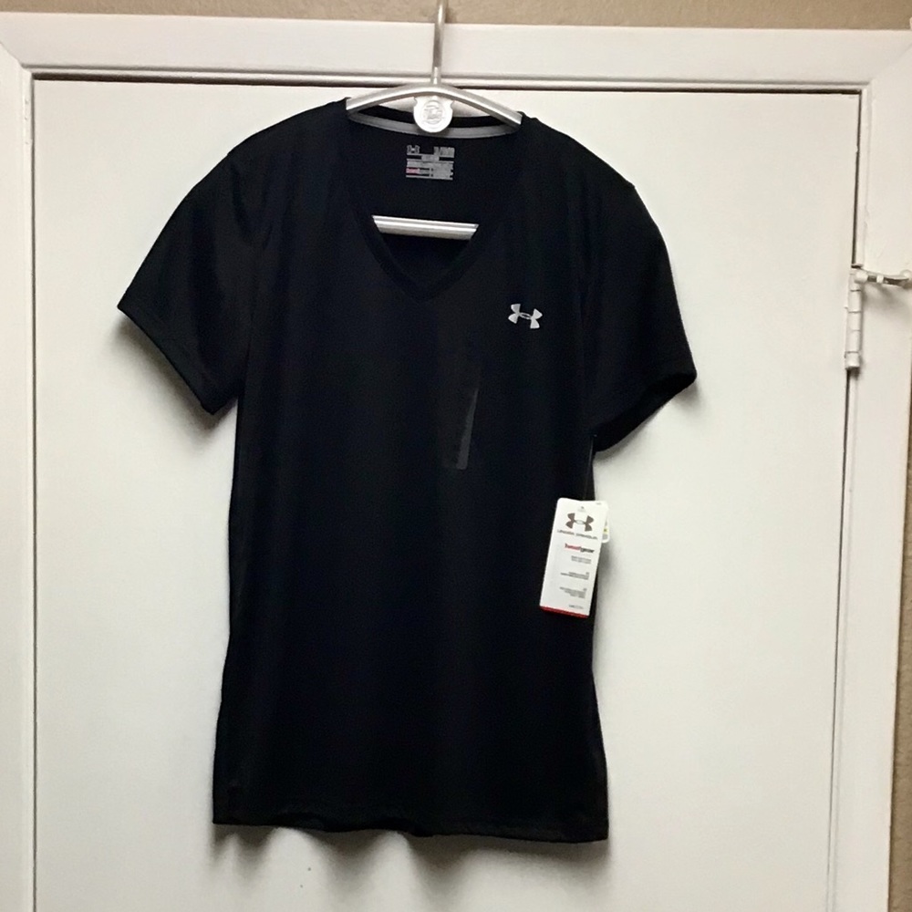 Under Armour Heat Gear Shirt wmns XL Black NWT
